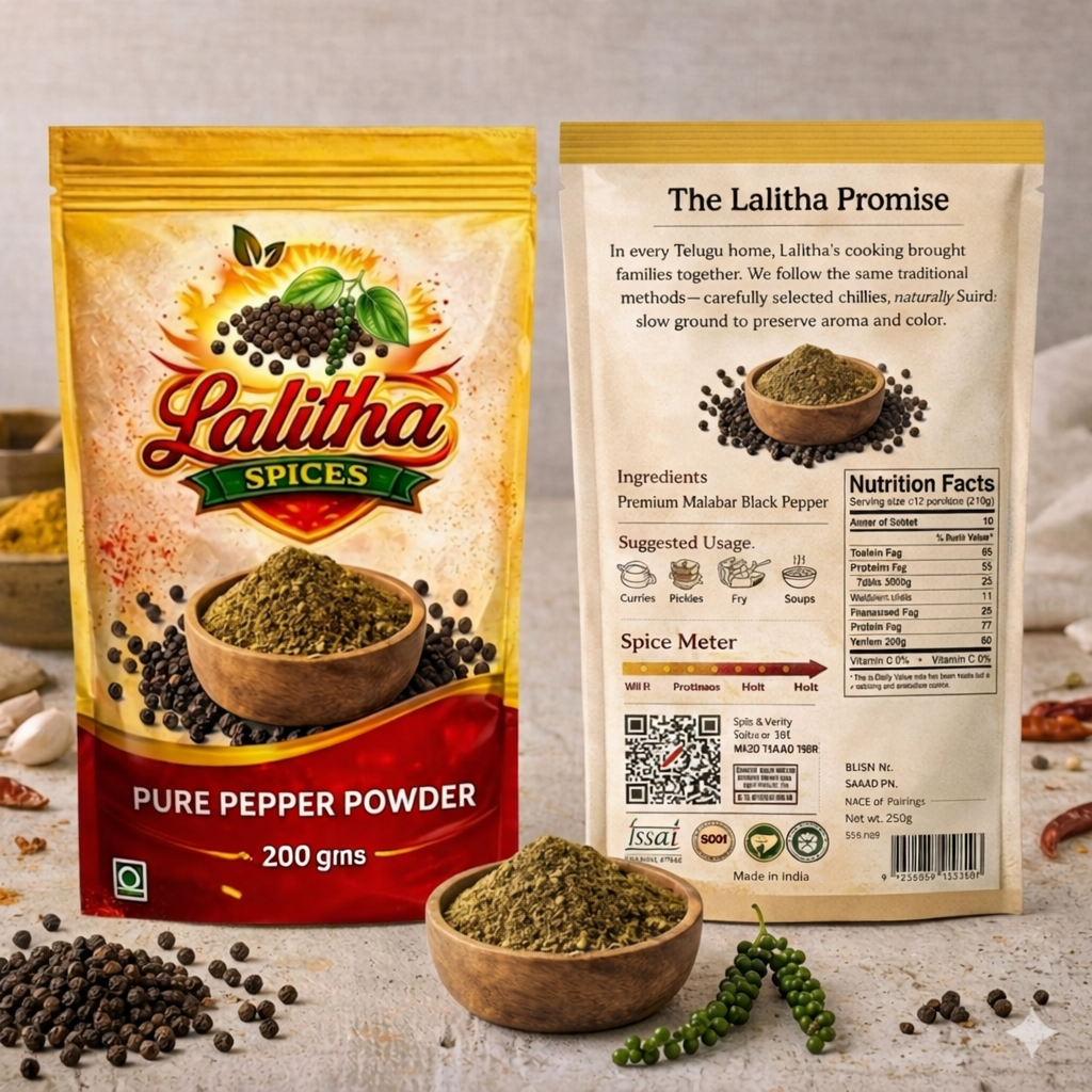 Black Pepper Powder 250gms