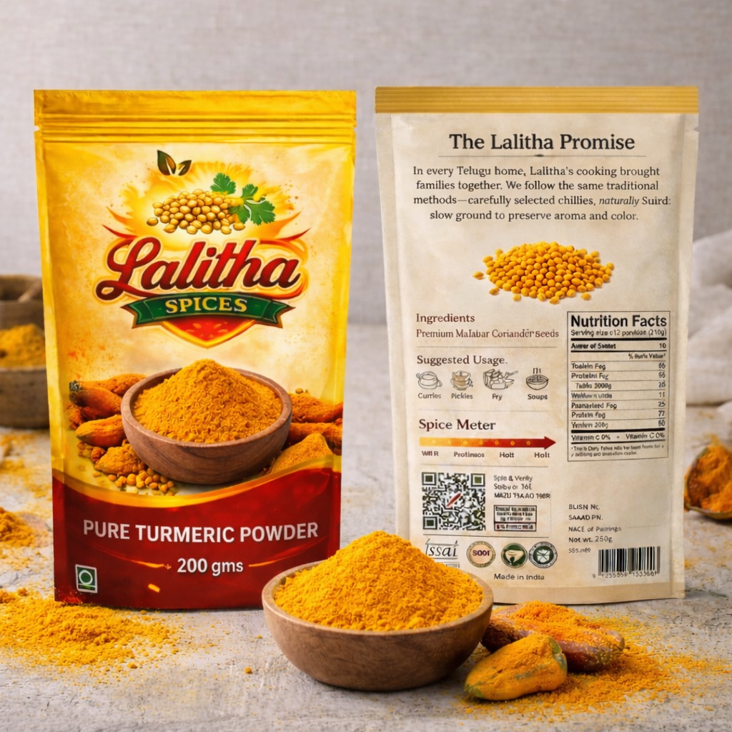 Home Made Turmeric Powder